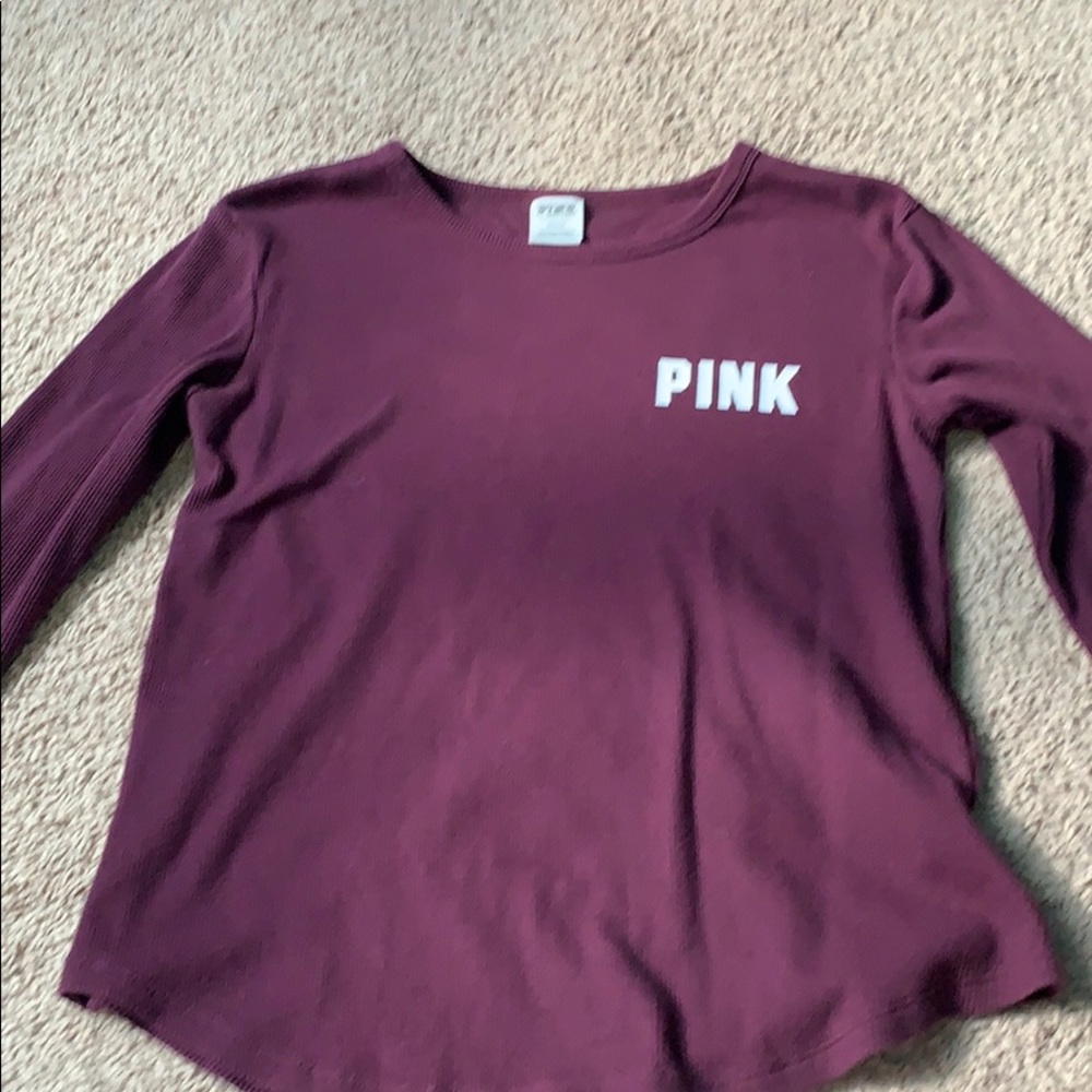 Purple/maroon vs pink long sleeve